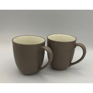 Noritake Colorwave - Clay Tea Coffee Chocolate Mugs Set of 2